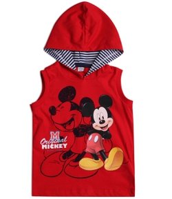Regata Infantil com Estampa Mickey Disney - Tam 1 a 4 anos