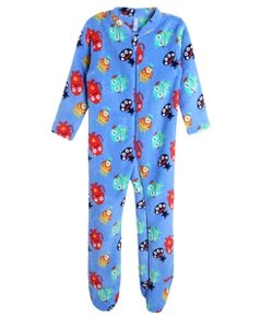 Pijama Infantil com Estampado com Monstrinhos - Tam 1 a 4 