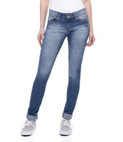 Calça Super Skinny Feminina em Jeans com Termocolantes