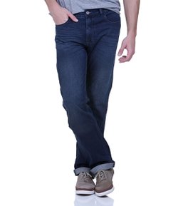 Calça Reta Masculina em Jeans