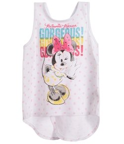 Blusa Infantil Mullet com Estampa Minnie Disney - Tam 1 a 6 
