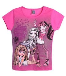 Blusa Infantil Monster High - Tam 6 a 14 