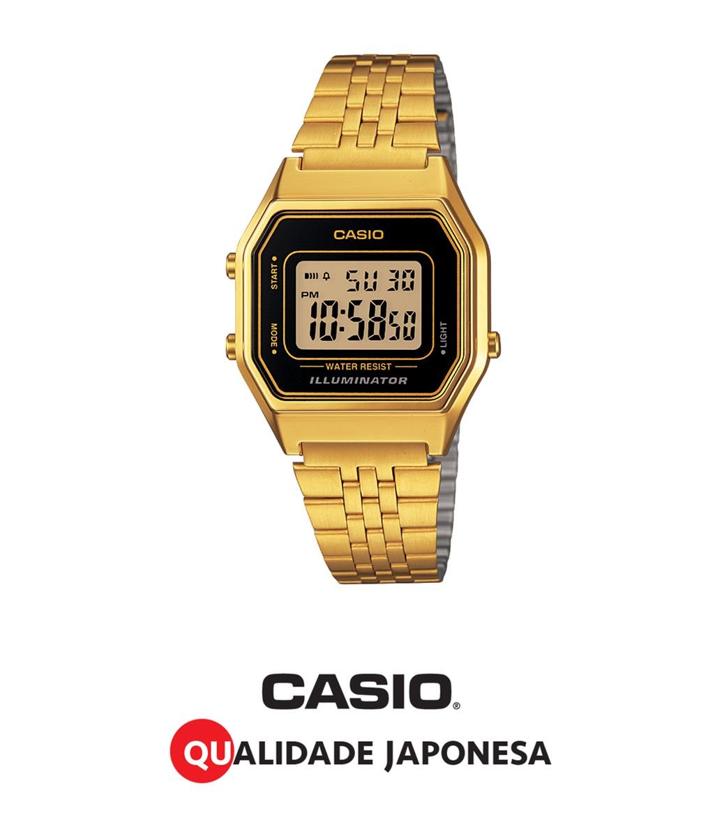 Relógio Unissex Casio Vintage LA680WGA1DF Digital U