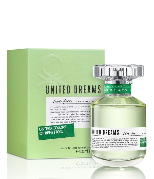 Perfume Benetton United Dreams Live Free Femenino Eau de Toilette 50ml 2