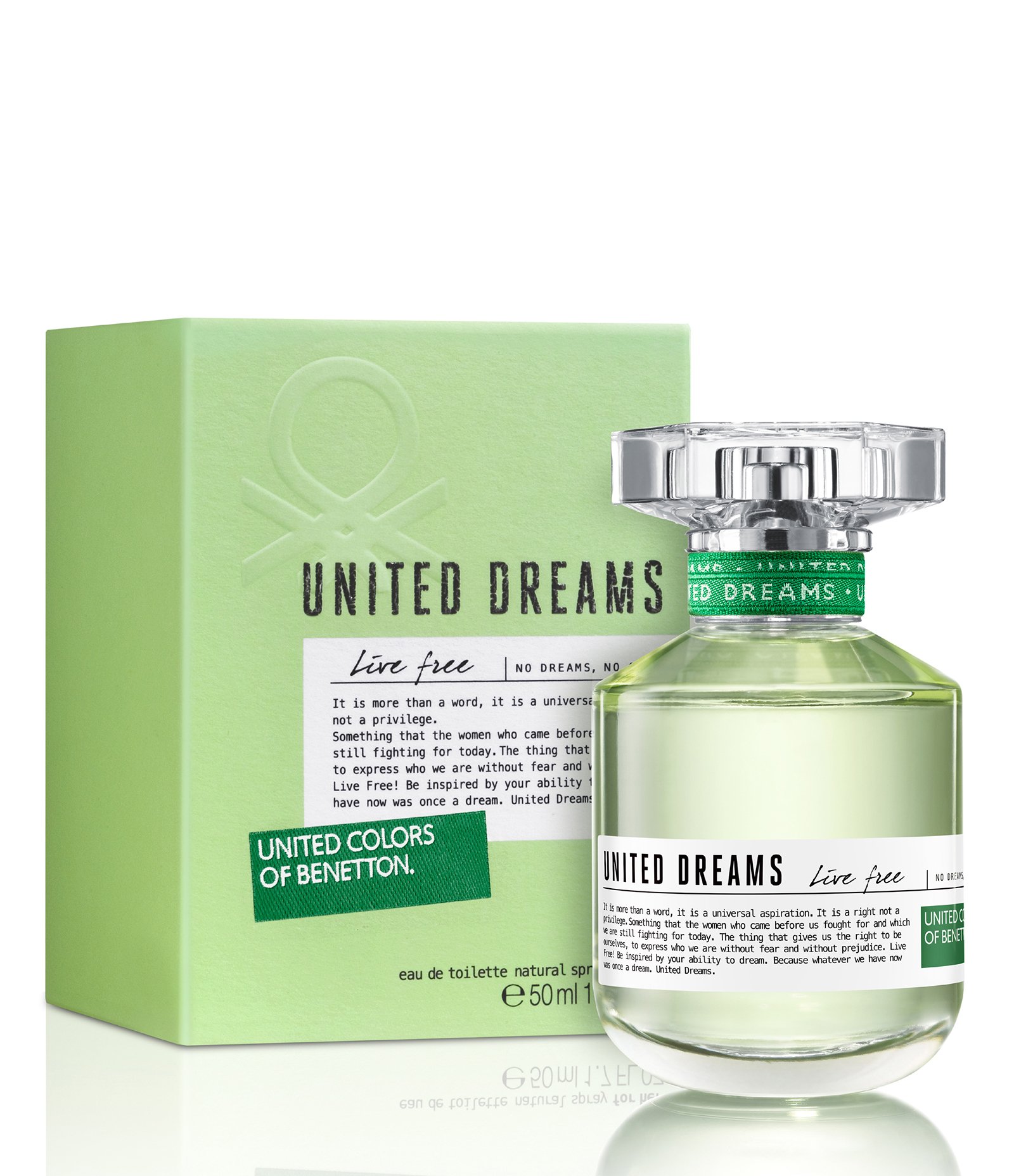 Perfume Benetton United Dreams Live Free Feminino Eau de Toilette 50ml 2
