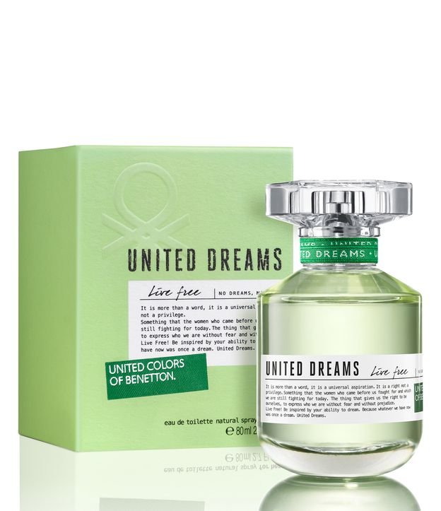 Perfume Benetton United Dreams Live Free Femenino Eau de Toilette 80ml 3