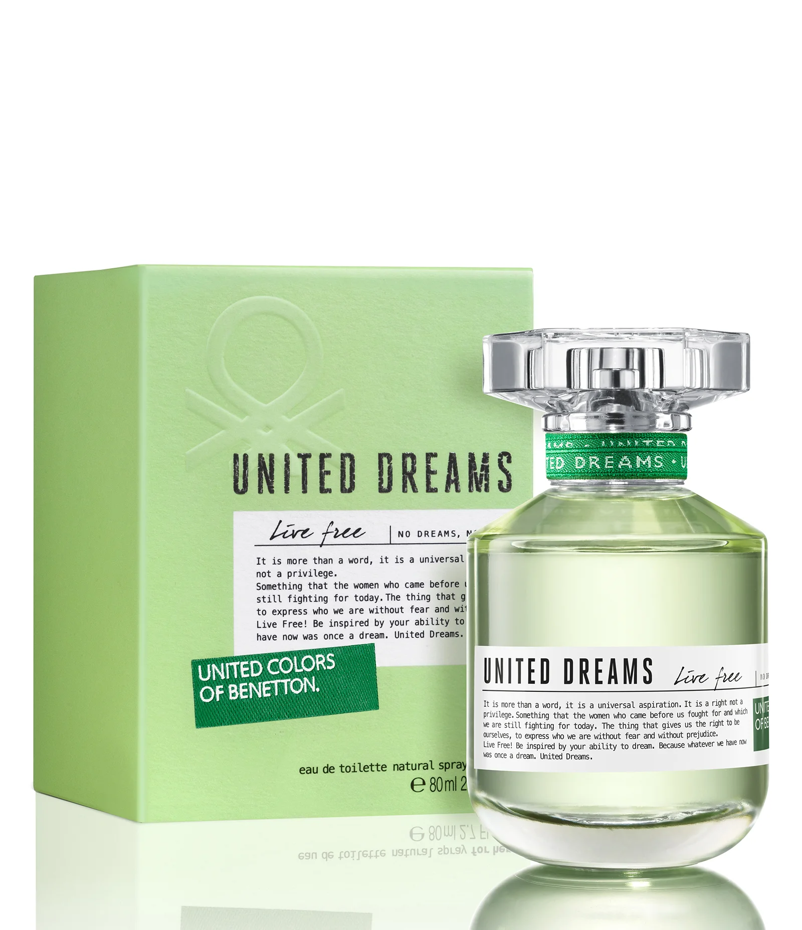 Perfume Benetton United Dreams Live Free Feminino Eau de Toilette 80ml 2