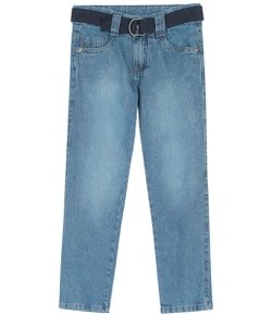 Calça Skinny Infantil Jeans - Tam 4 a 12 