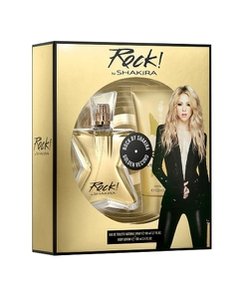 Estojo Perfume Shakira Rock Eau de Toilette Feminino 80ml + Loção Corporal 100ml -  Shakira