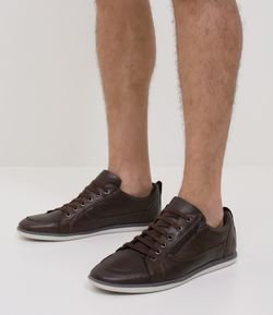 Sapatênis Masculino em Couro - Renner