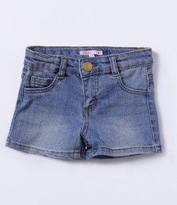 Short Infantil em Jeans - Tam 1 a 4 anos 