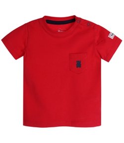 Camiseta Infantil com Bolso - Tam 0 a 18 meses 