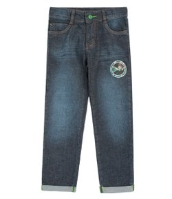 Calça Infantil em Jeans Ben 10 - Tam 4 a 10 