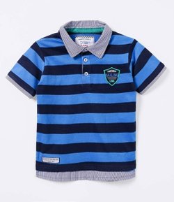 Camiseta Polo Infantil Listrada - Tam 1 a 4  