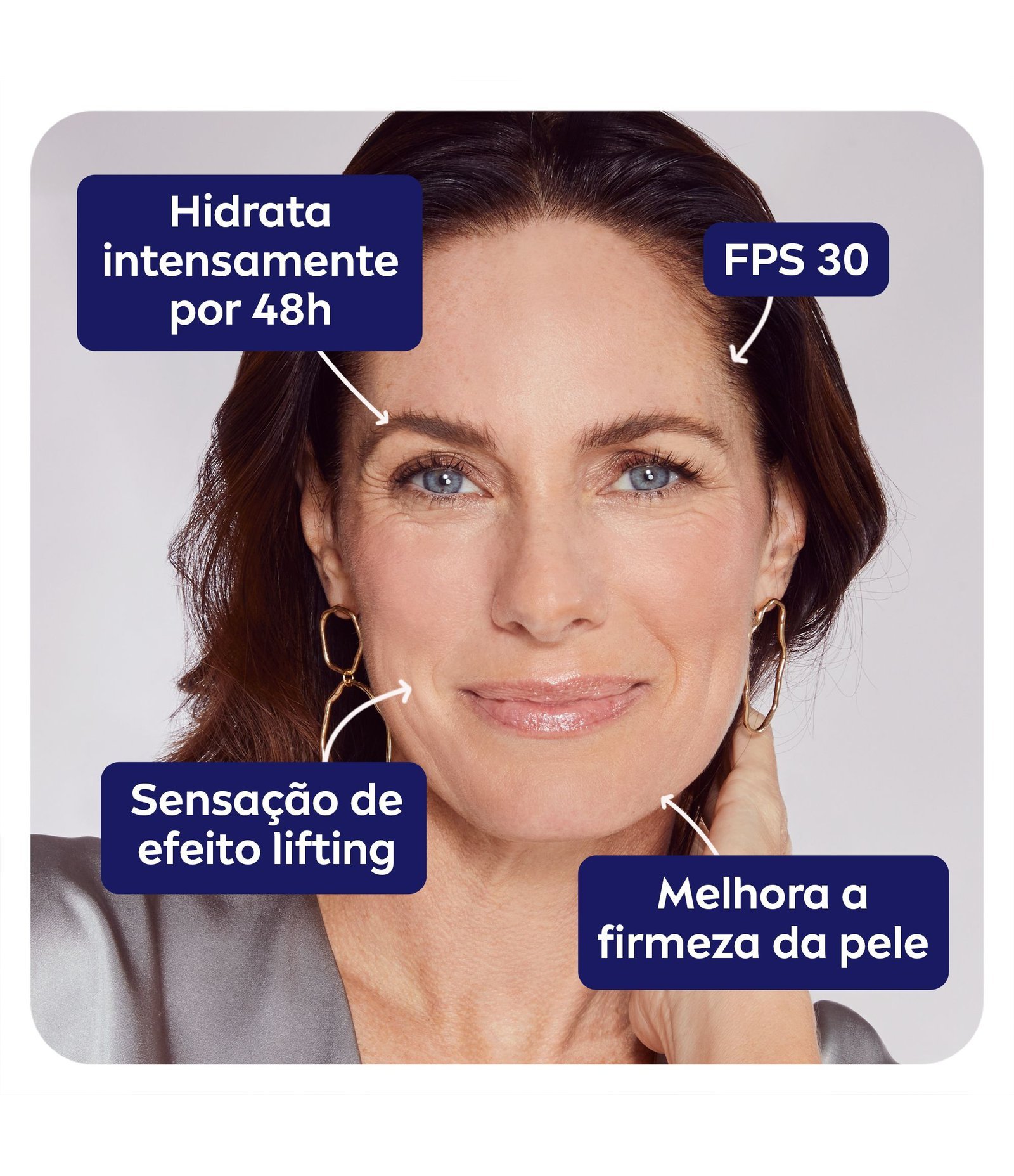 Creme Facial Antissinais Cellular Filler Dia FPS 30 Nivea U 3