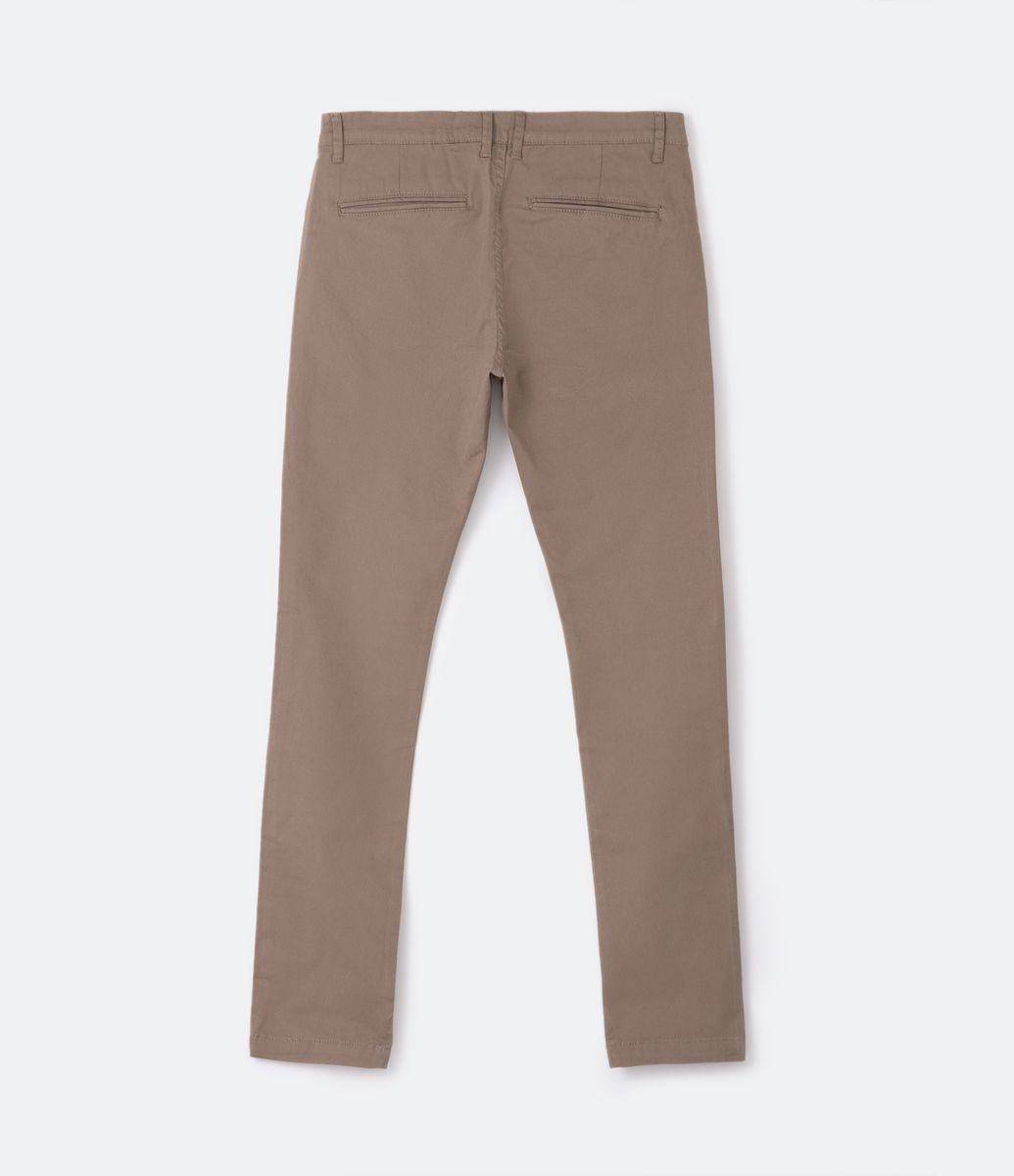 Pantalón sastre sarga Talla T. 1 Color Marron Oscuro (50)