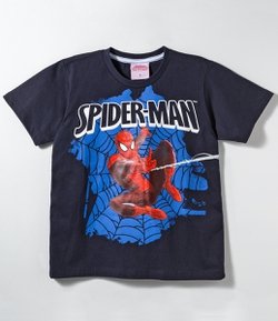 Camiseta Infantil Estampa Homem Aranha - Tam 2 a 12  