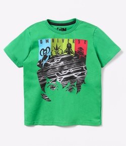 Camiseta Infantil Estampa Ben 10 - Tam 4 a 10  