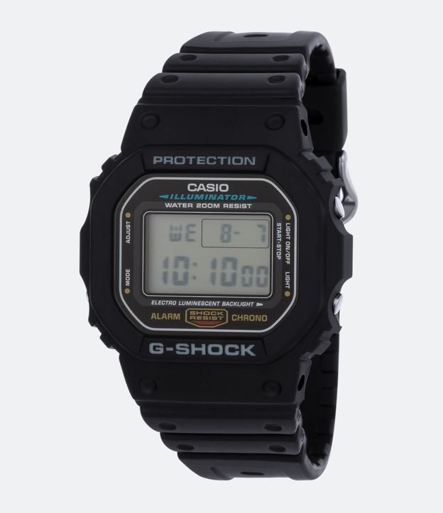 Relógio Masculino G-Shock Casio DW/5600E/1VDF Digital 20ATM - Cor: Cinza - Tamanho: U