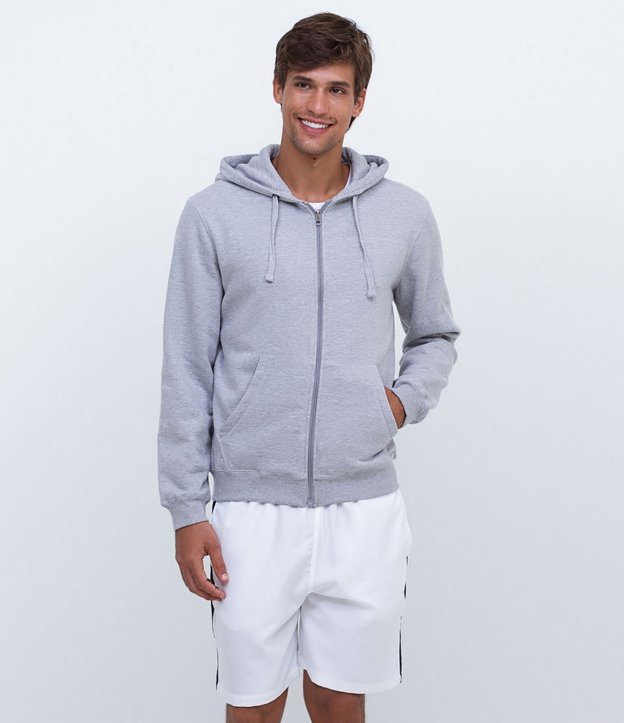 reigning champ zip moletom com capuz