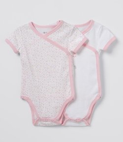 Kit com 2 Bodies Infantis - Tam RN a 9 meses 