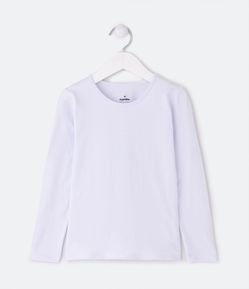 Blusa Básica Infantil em Meia Malha - Tam 5 a 14 anos
