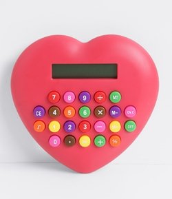 Calculadora com Formato de Coração
