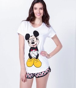 Short Doll com Estampa do Mickey
