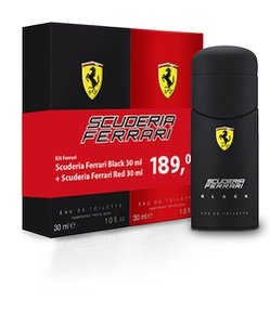 Estojo Scuderia Ferrari Black 30ml + Scuderia Ferrari Red 30ml 