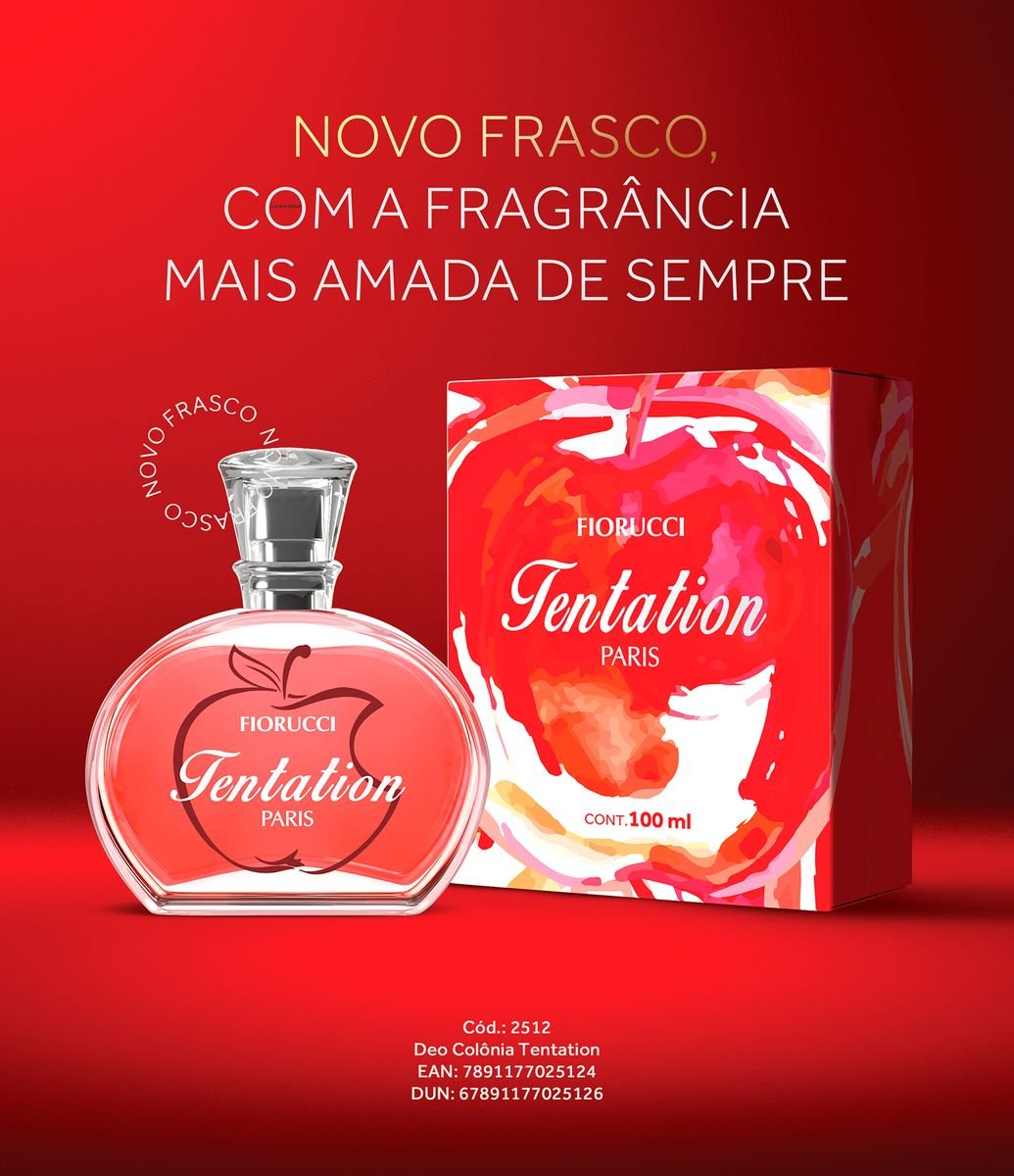 Colônia Fiorucci Tentation 80ml