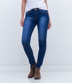 Calça Super Skinny em Jeans