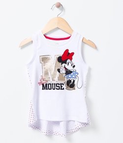 Blusa Infantil com Estampa Minnie Mouse - Tam 1 a 4 
