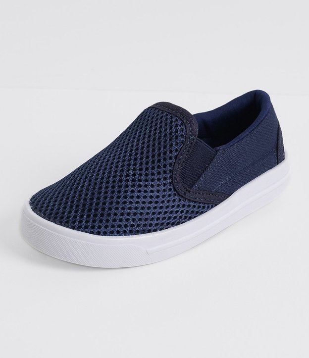 Tênis Infantil Slip On Póim - Tam 20 ao 27 Azul