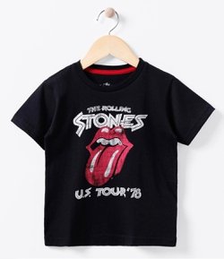 Camiseta Infantil Rolling Stones - Tam 1 a 4 