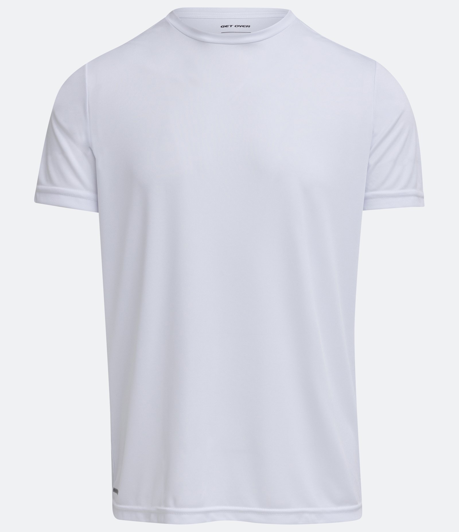 Camiseta Esportiva Básica com Proteção UV e Manga Curta Branco 7