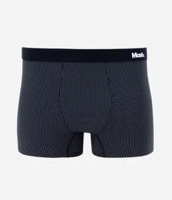 Cueca Boxer em Poliamida com Listras Risca de Giz Mash