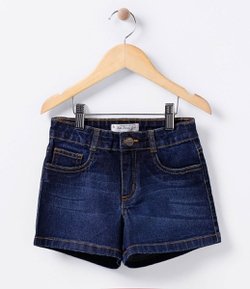 Short Jeans Infantil - Tam 4 a 14 anos