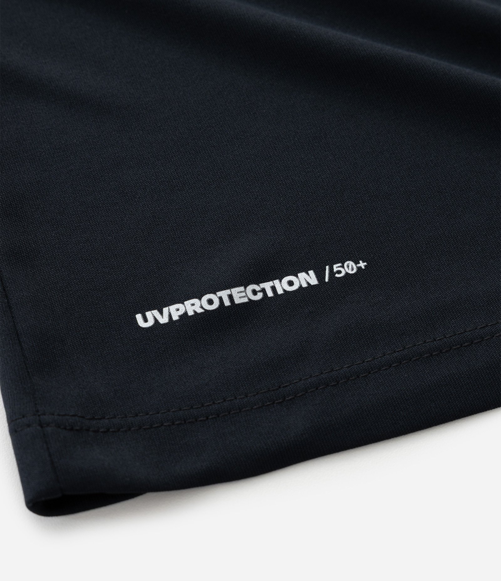 Camiseta Esportiva Básica com Proteção UV e Manga Curta Preto 8