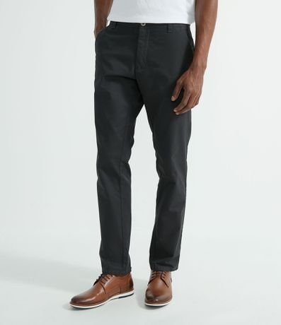calça social cinza masculina