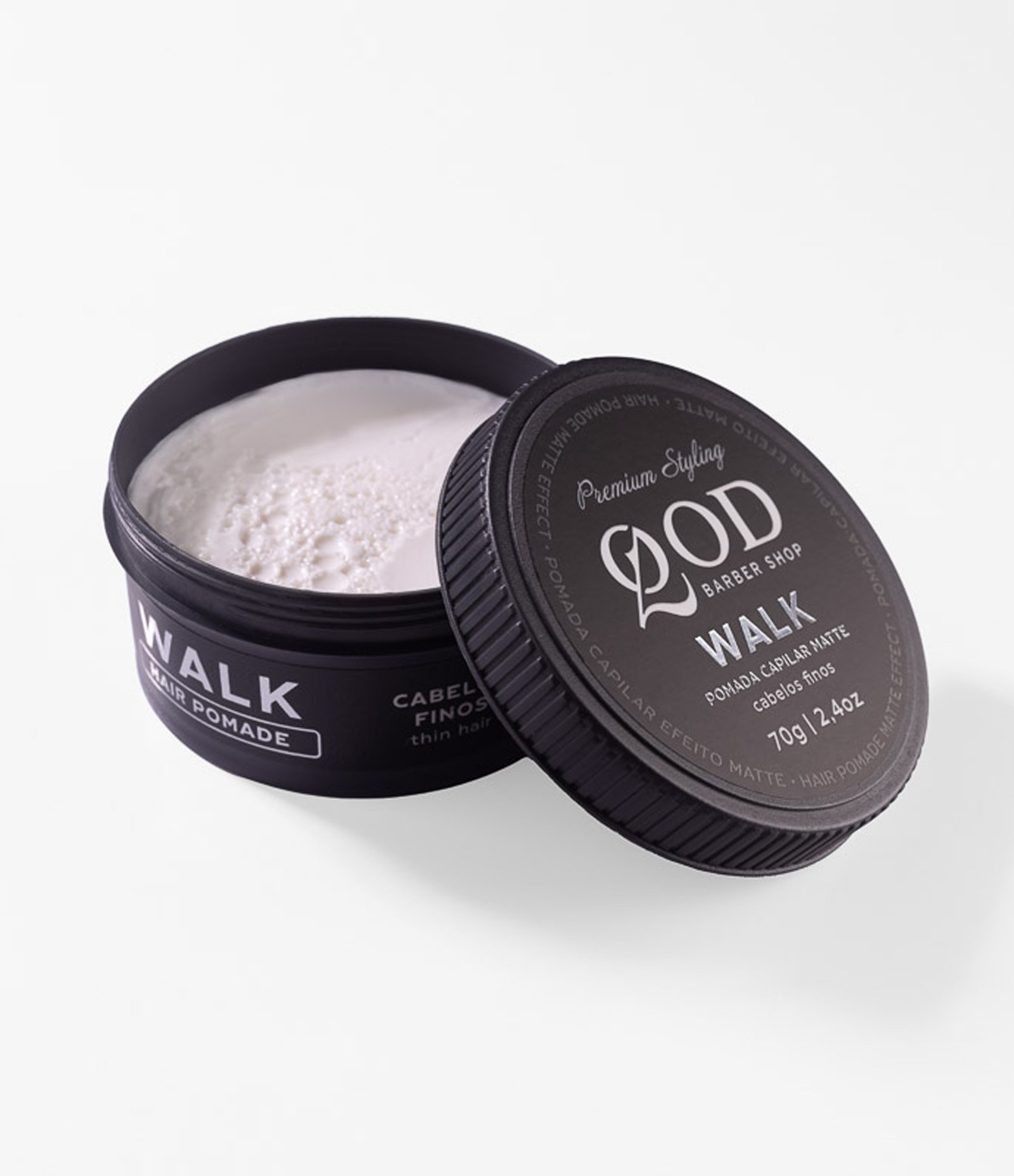 Pomada Capilar Walk QOD Barber Shop  70g 4
