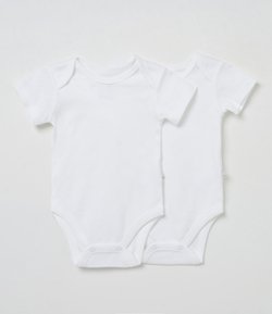 Kit com 2 Bodies Infantis - Tam 0 a 18 meses