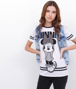 Blusa com Estampa Minnie Mouse