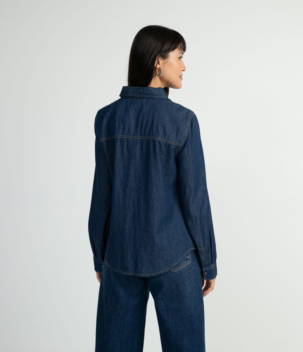 camisa jeans feminina lojas renner