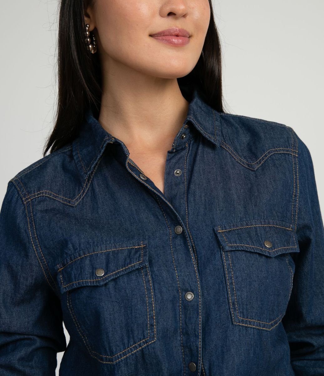 camisa jeans feminina lojas renner