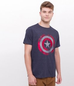 Camiseta com Estampa Avengers