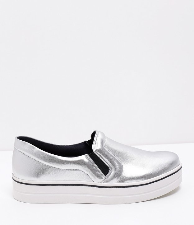 tênis feminino slip on com strass satinato