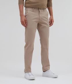 calça sarja bege masculina renner