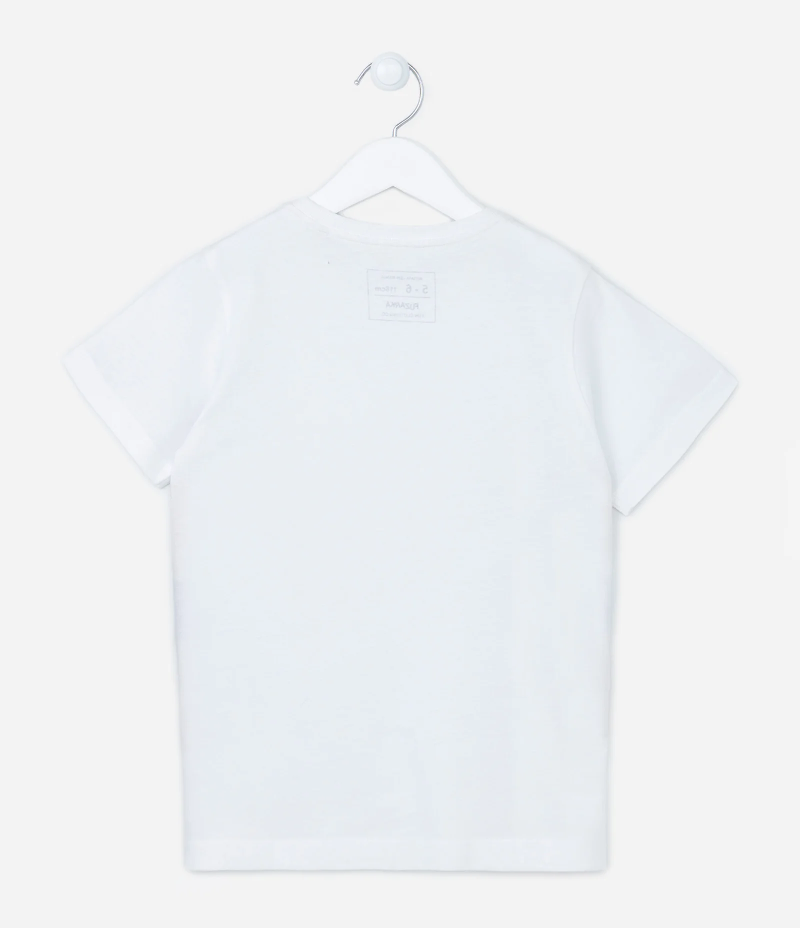 Camiseta Infantil Básica - Tam 5 a 14 Anos Branco 2