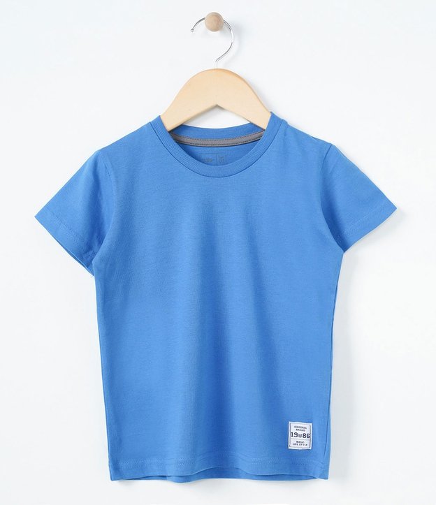 Camiseta Infantil Básica com Etiqueta Bordadinha - Tam 1 a 5 anos 1