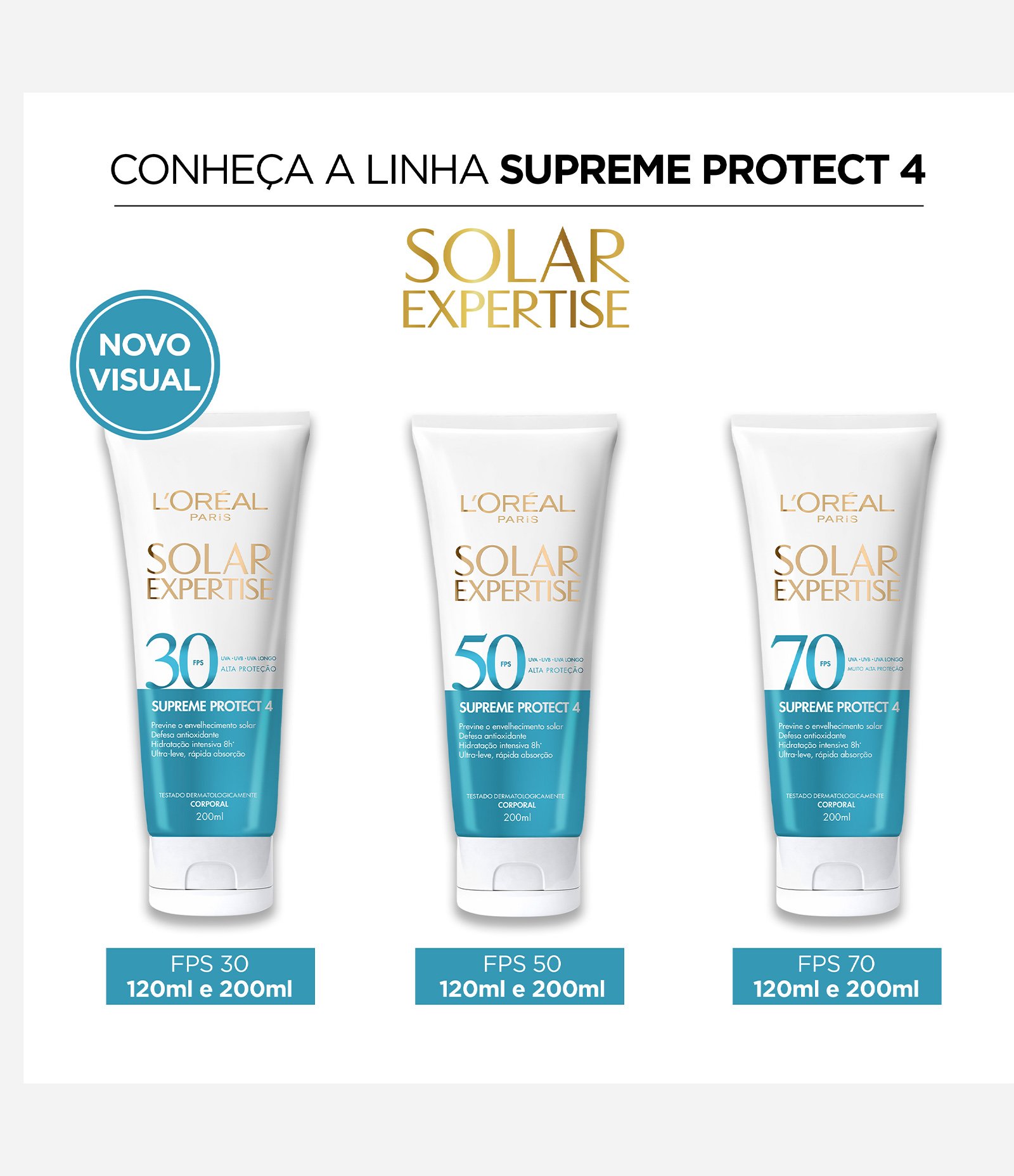 Protetor Corporal Solar Expertise Supreme Protect 4 FPS 70 L'Oréal 120ml 6
